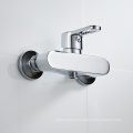 2021 top seller wall mounted bathroom brass shower mixer chrome finish heavy body hotel solid brass shower faucet